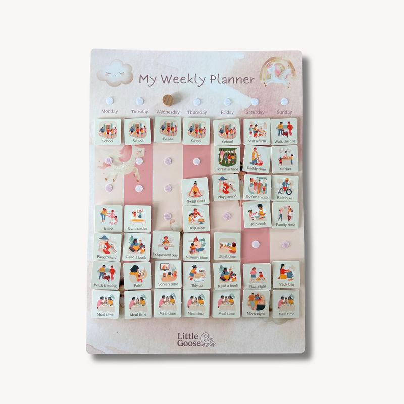 Weekly Planner for Kids A3
