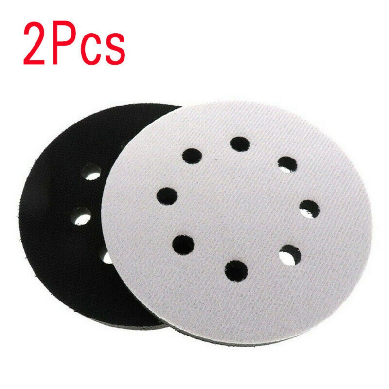 2Pcs 125mm/5inch Diameter Soft Buffer Sponge Interface Cushion Pad Sanding Pads