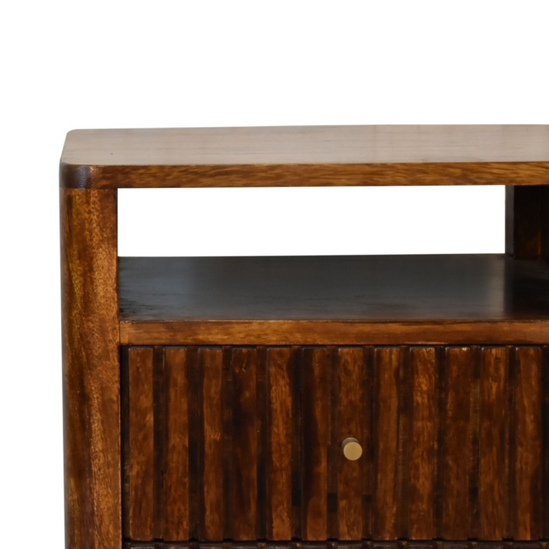Artisan Furniture Solid Wood Reeve Bedside