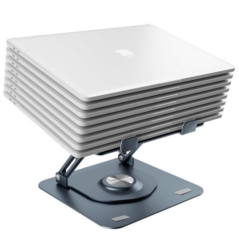360Â° Metal Portable Laptop Tablet Stand Riser Bracket Adjustable Holder For Desk