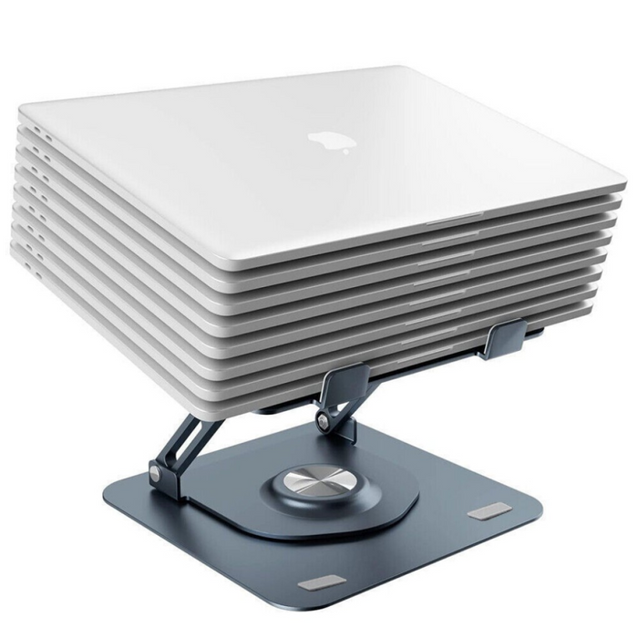 360Â° Metal Portable Laptop Tablet Stand Riser Bracket Adjustable Holder For Desk