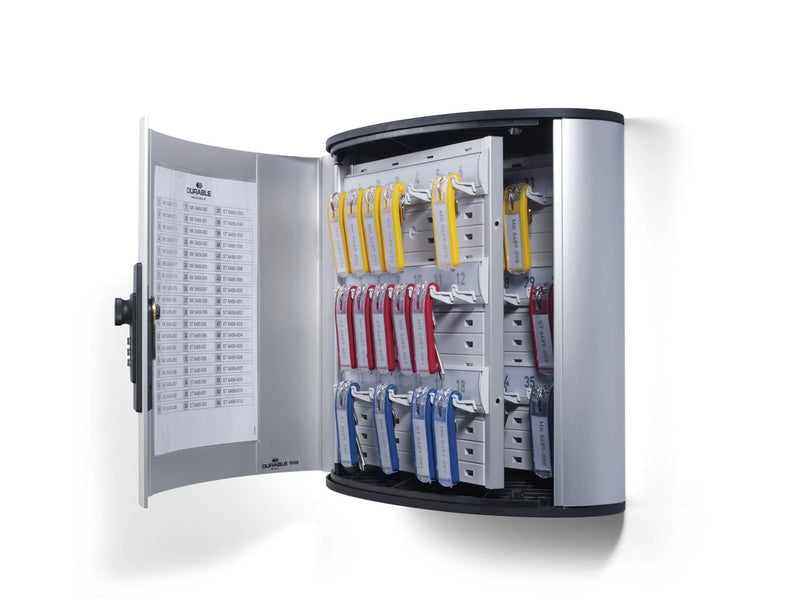 Durable Key Safe 36 Combination Lock Box | Holds 36 Keys | Includes 6 Key Clips