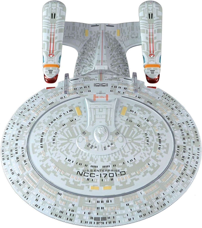#02 U.S.S. Enterprise NCC-1701-D (Galaxy-class) XL EDITION Die-cast Model Ship (Eaglemoss / Star Trek)