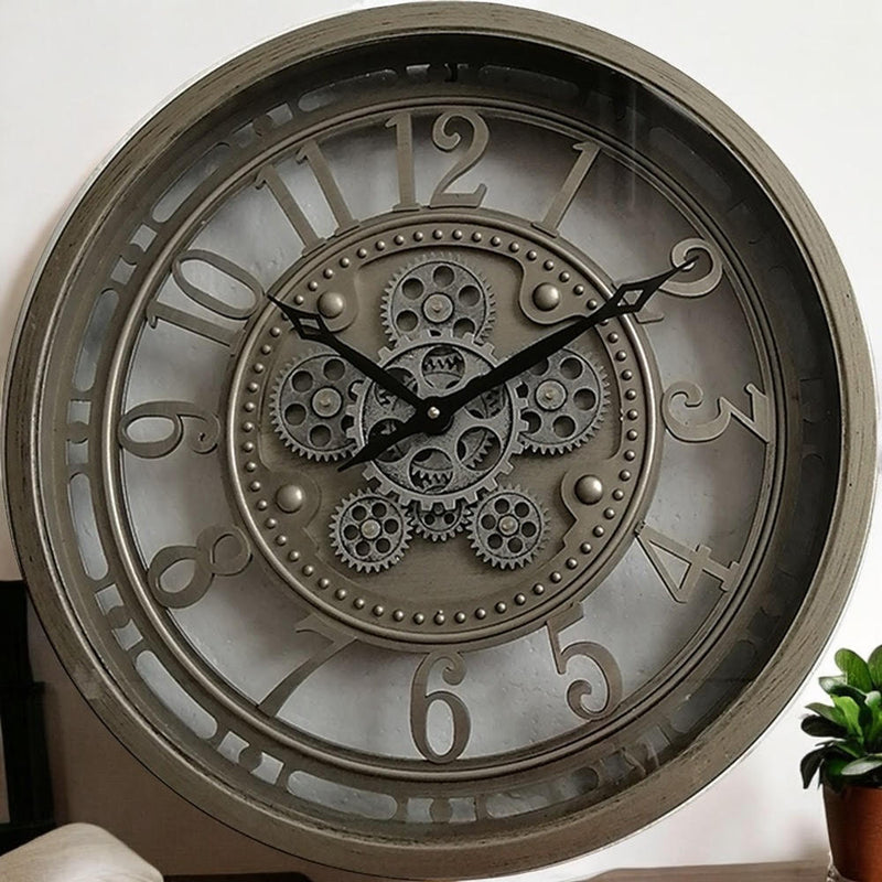 46CM GEAR CLOCK