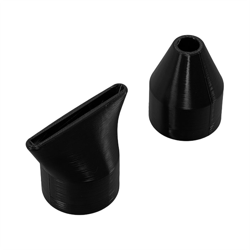 3D Cabin Short Nozzles Compatible With Dewalt DCV100 18v XR Compact Blower Cordless Leaf - Car Drying Accessory Stubby (Pack of 2)