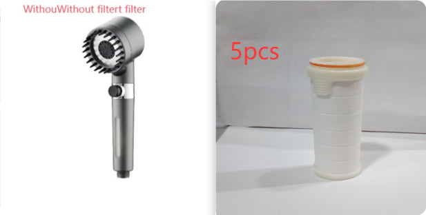 Snowflake Spray Filter Purified Water Pressurized Showerhead Nozzle
