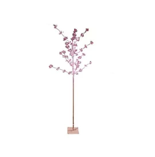 180cm White Christmas Twig Tree with 480 Multicoloured LEDs