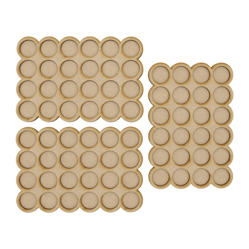 6x4 - 25mm Round Edged Movement Tray