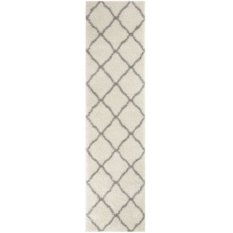 Moroccan Ivory Shaggy Rug | 700