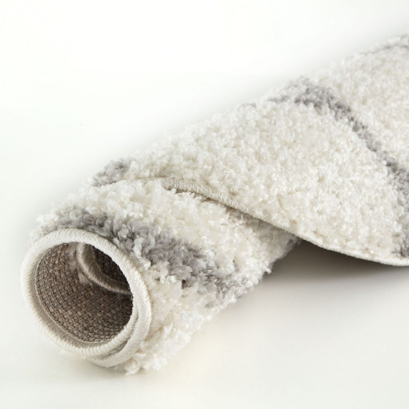 Moroccan Ivory Shaggy Rug | 700