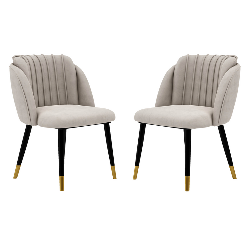 Milano velvet dining chair