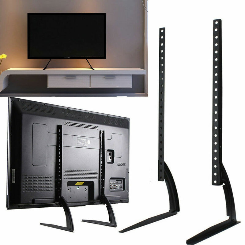 27"-65" Universal Table Top TV Stand Base LCD LED VESA Pedestal Mount Bracket UK