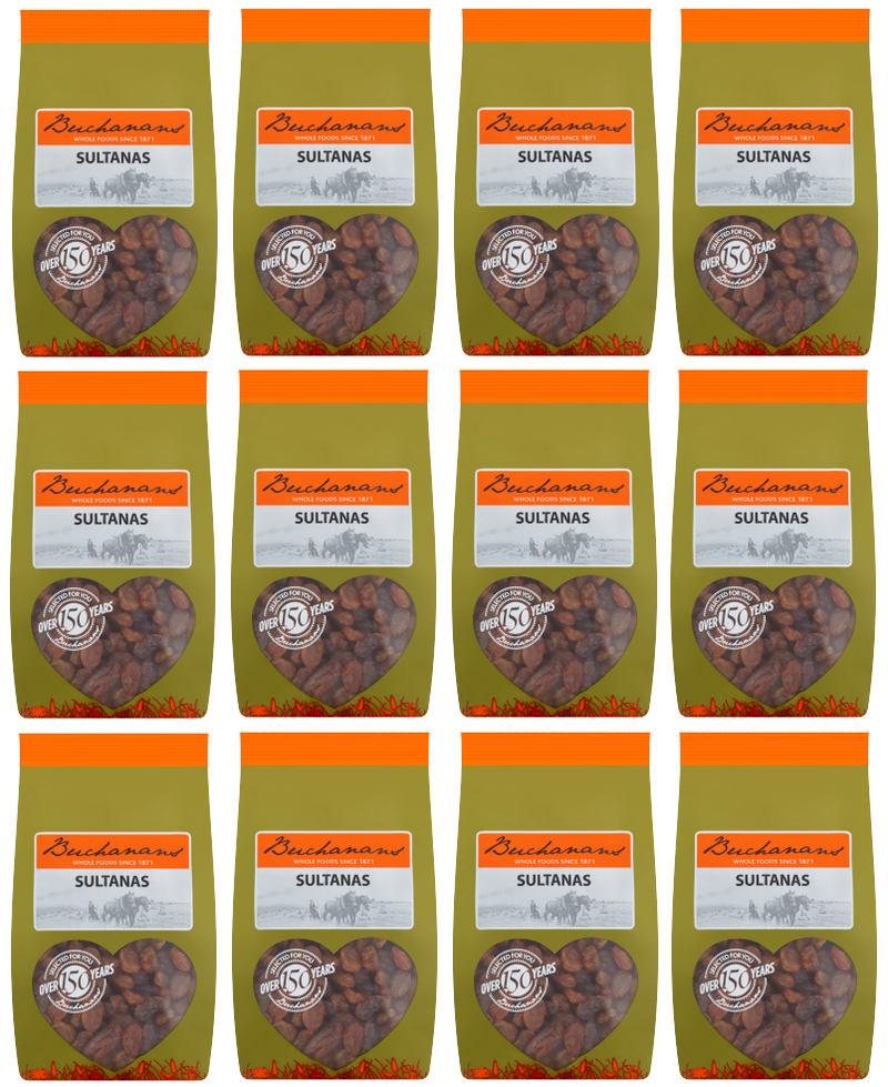 12 x Buchanan Sultanas 375G