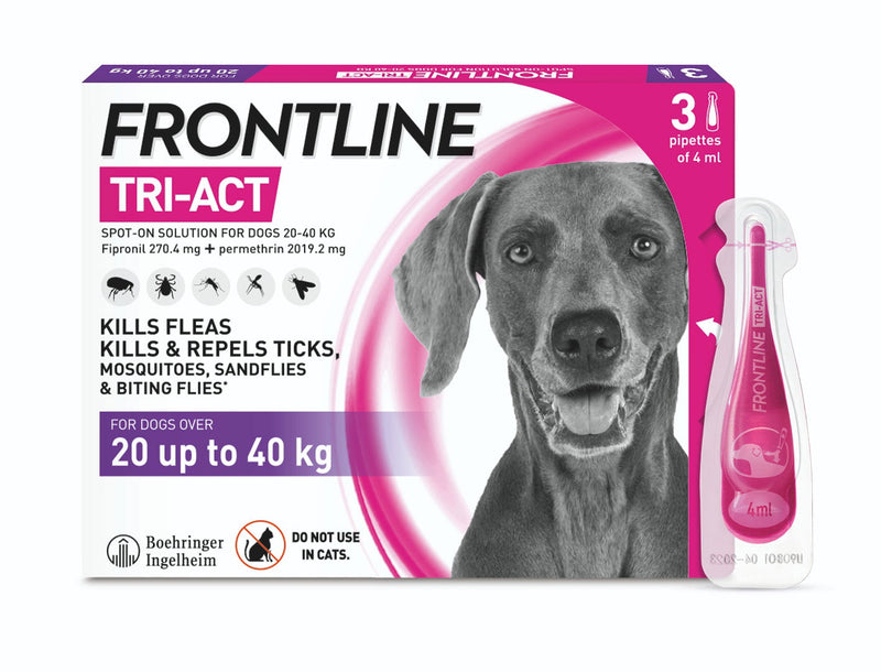 Frontline Tri-act Large Dog 20-40kg 3 Pipettes