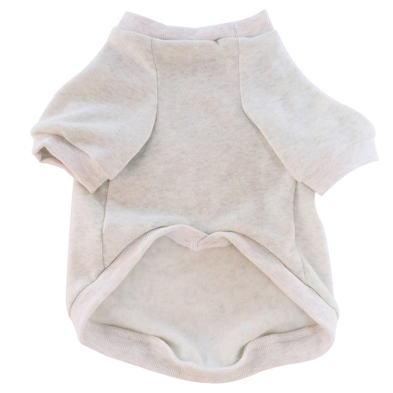 Pet Clothes Fleece-lined Thickened Solid Color Hoodie