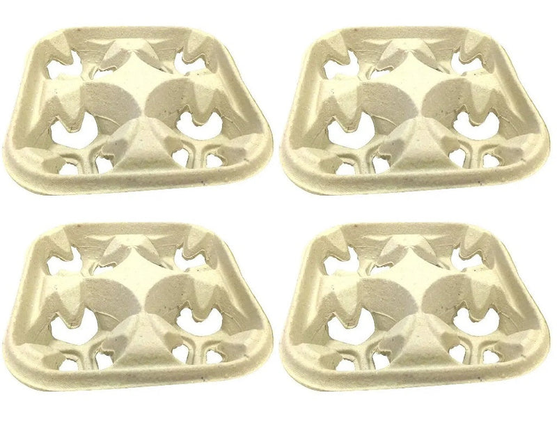 4 x Tray 4 Cup Carrier Pulp 220Pk