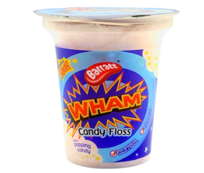 Wham candy floss with popping candy