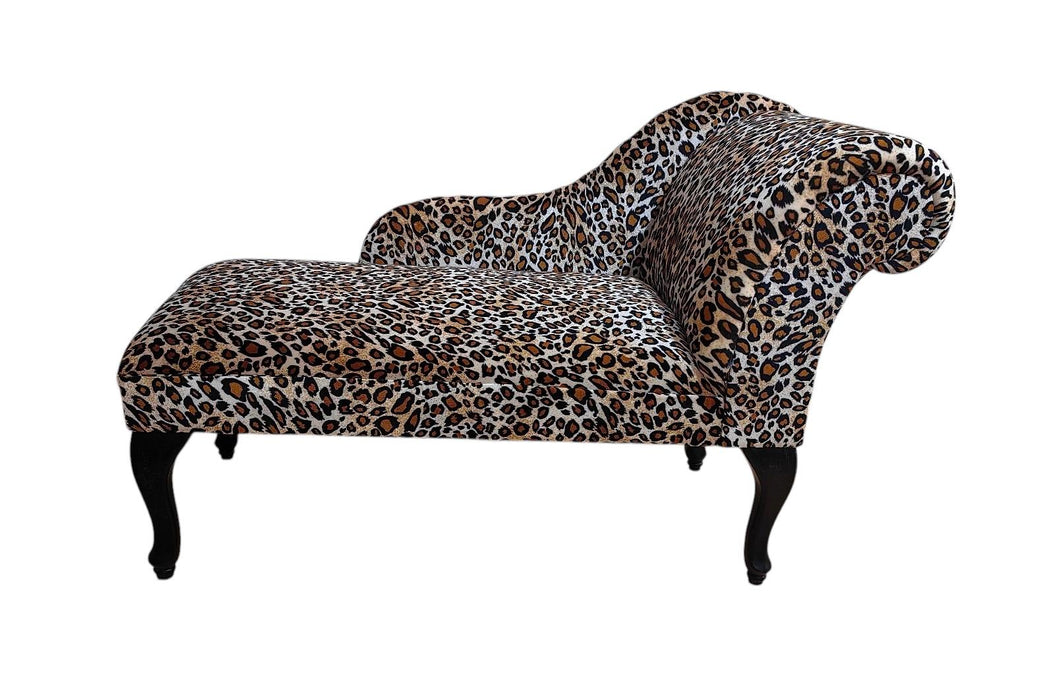 120X46X57CM LEOPARD MINI CHAISE LONGUE