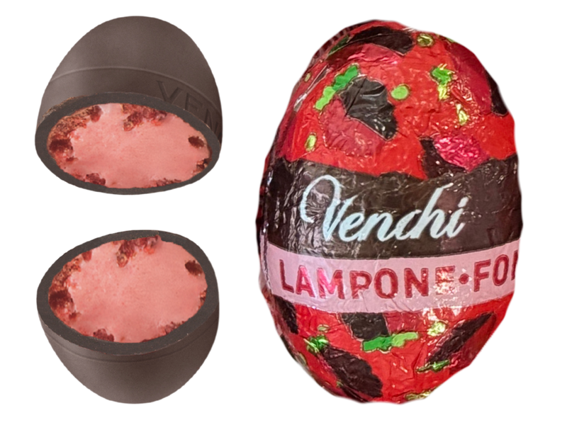 Venchi Eggs | Raspberry Dark Chocolate