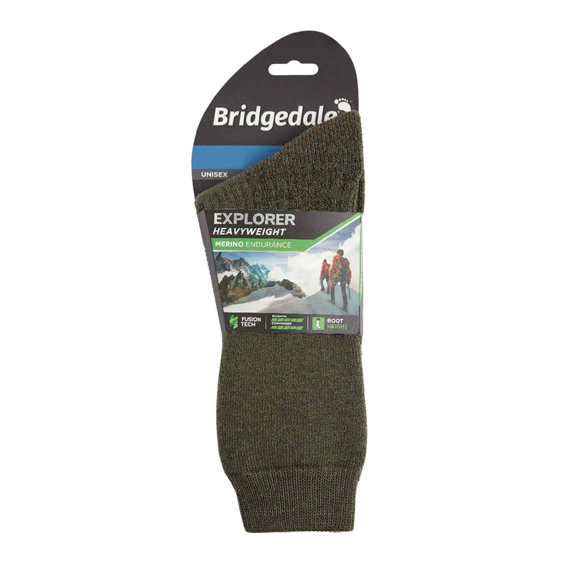 1 Pack Mens Heavyweight Merino Wool Boot Socks