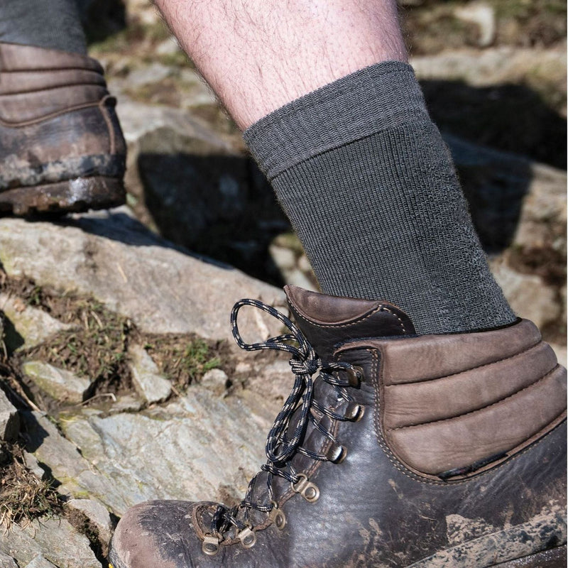 1 Pack Mens Hiking Lightweight Merino Wool Boot Socks