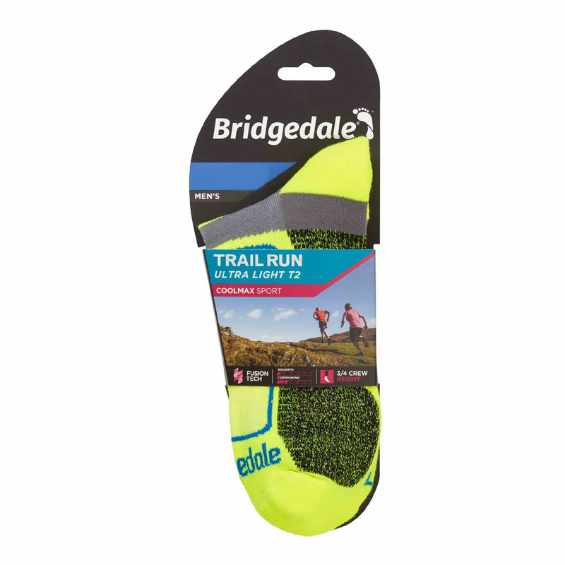 1 Pack Mens Trail Ultralight T2 Coolmax Sport 3/4 Crew Socks
