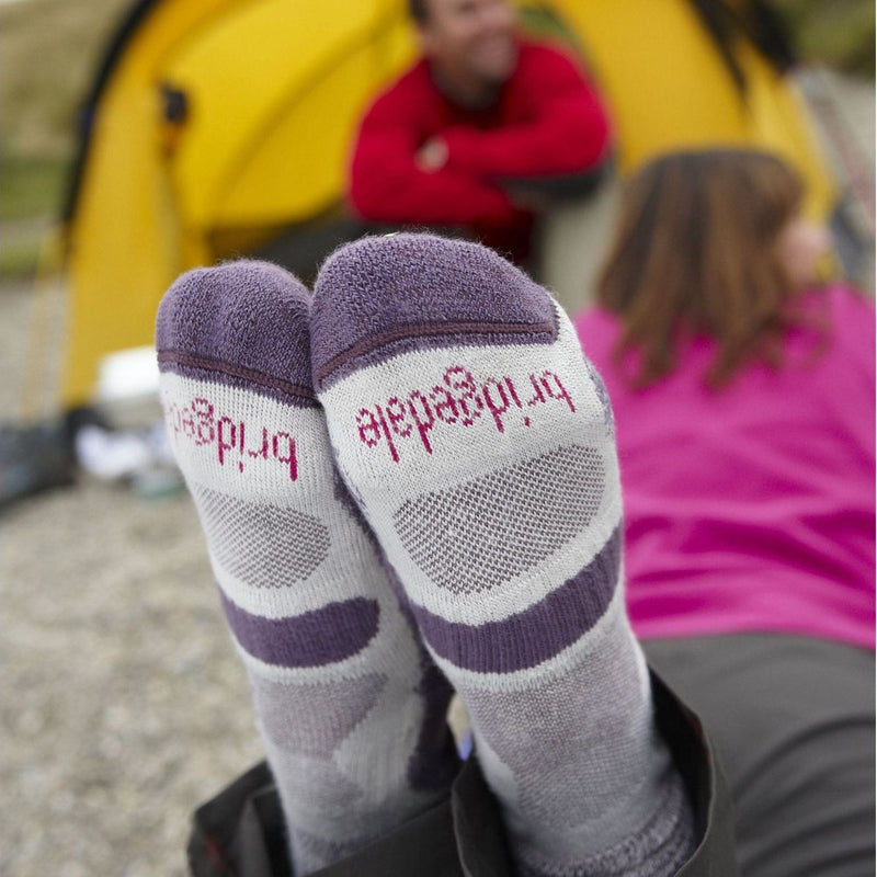 1 Pack Ladies Hiking Lightweight Cotton Coolmax Boot Socks