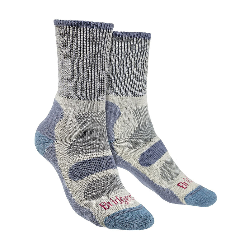 1 Pack Ladies Hiking Lightweight Cotton Coolmax Boot Socks