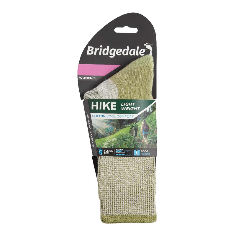 1 Pack Ladies Hiking Lightweight Cotton Coolmax Boot Socks