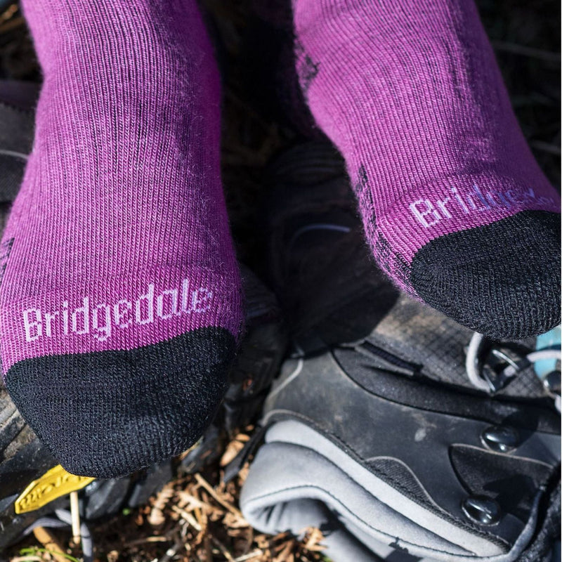 1 Pack Ladies Hiking Lightweight Merino Wool Boot Socks