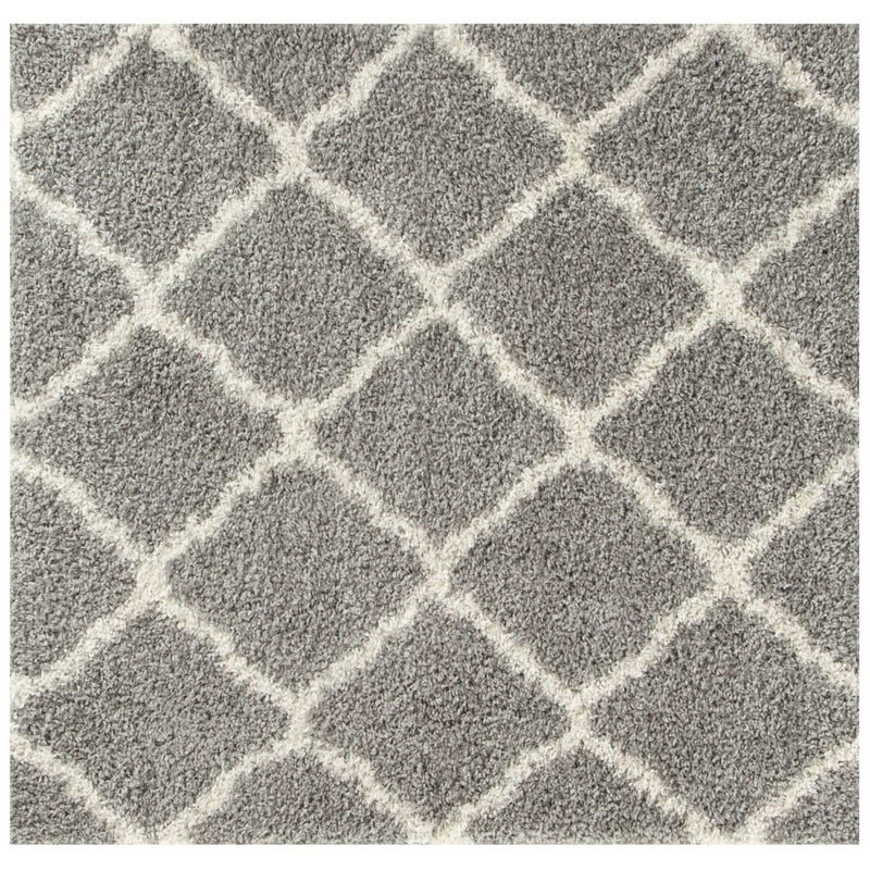 Moroccan Grey Shaggy Rug | 710