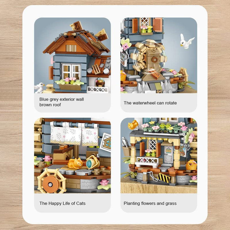 LOZ Windmill House Music Box 1239