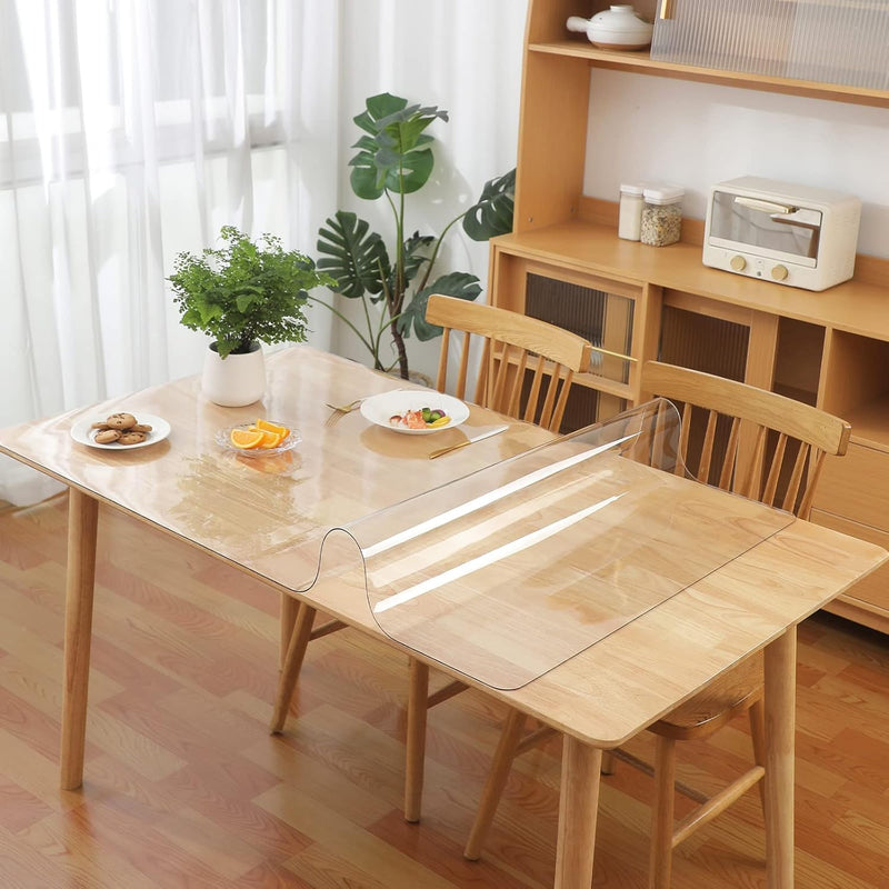 Clear Table Protector 60x60cm 2mm PVC Transparent Table Cover Square