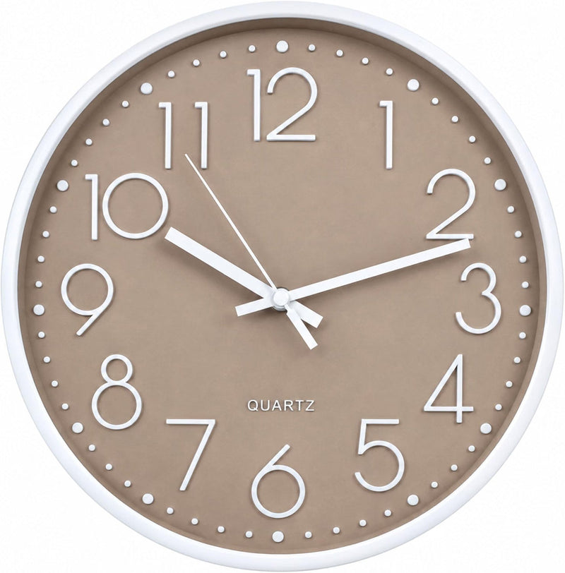 30cm Brown Indoor Kitchen Wall Clock