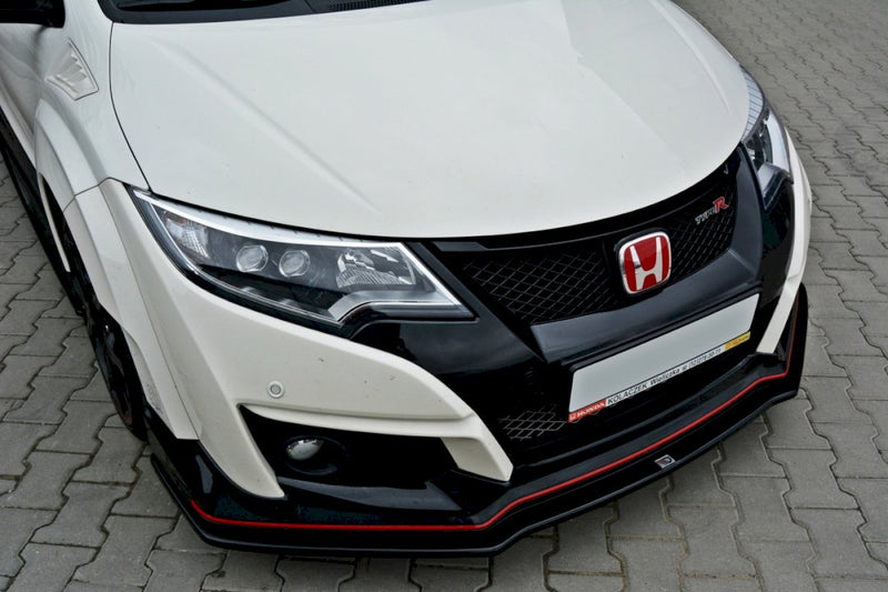 Maxton Design - FRONT SPLITTER V.1 HONDA CIVIC IX TYPE R (2015-2017)