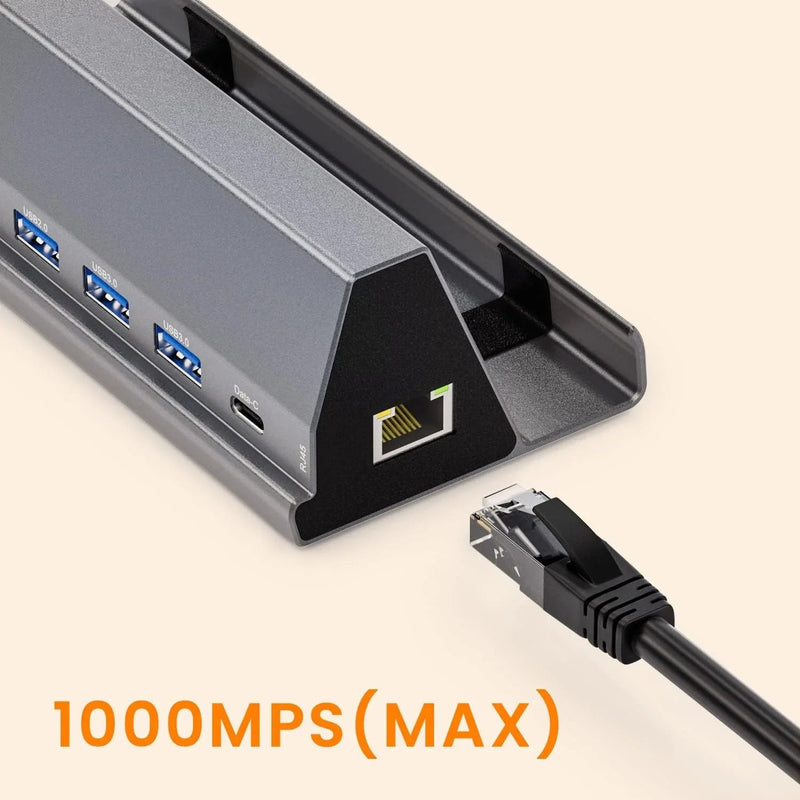 USB-C Docking Station 7-in-1 for Steam Deck with HDMI 4K@60Hz 2 USB-A 3.0