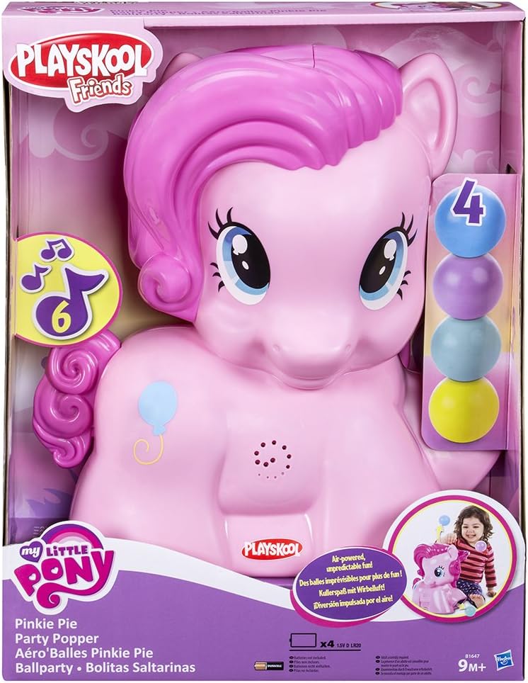 Playskool Friends Pinkie Pie Party Popper – My Little Pony Ball-Popping Toy for Toddlers