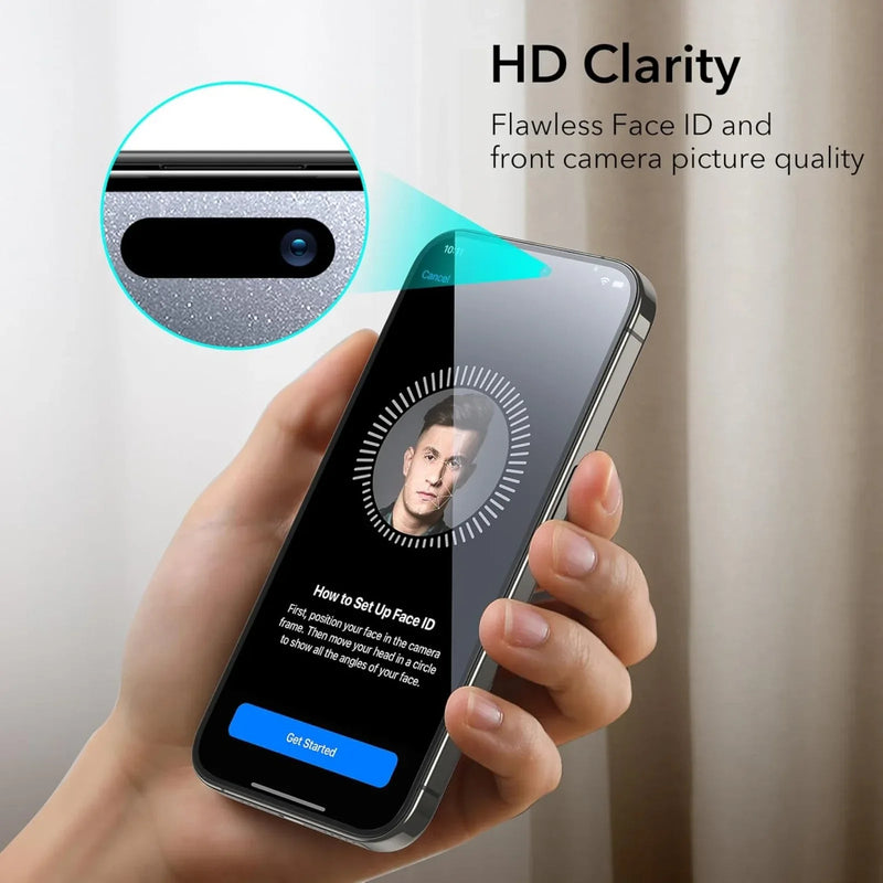 iPhone 15 Pro Max Premium Screen Protectors - 3 Pack + Lens Protector 2 lots = 6