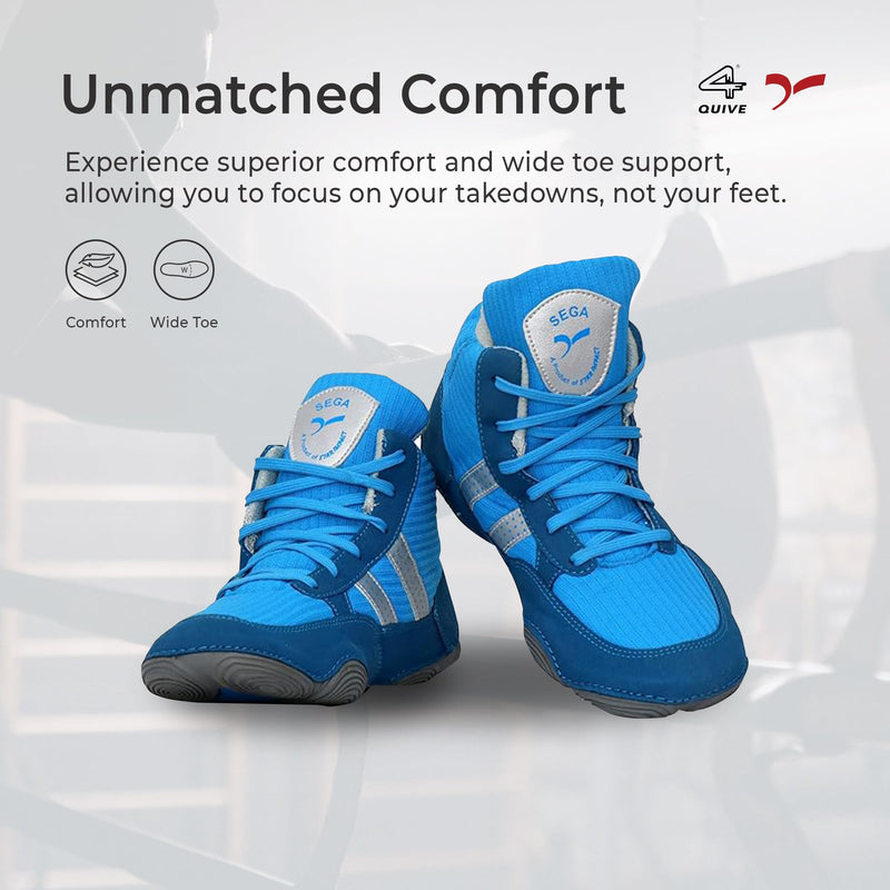 SEGA QUIVE Ring High-Top Wrestling & Boxing Shoes