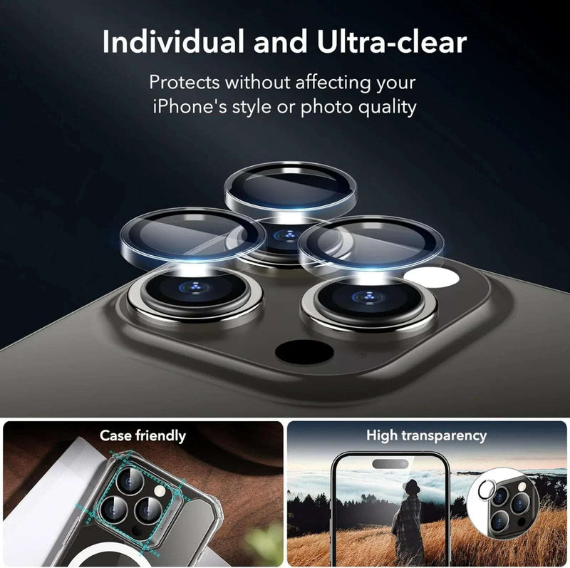 iPhone 15 Pro Max Premium Screen Protectors - 3 Pack + Lens Protector 2 lots = 6
