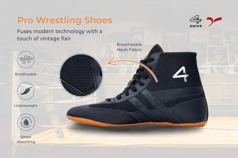 SEGA QUIVE Kabaddi High-Top Wrestling Shoes