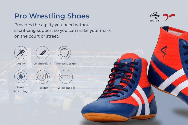 SEGA QUIVE Kabaddi High-Top Wrestling Shoes