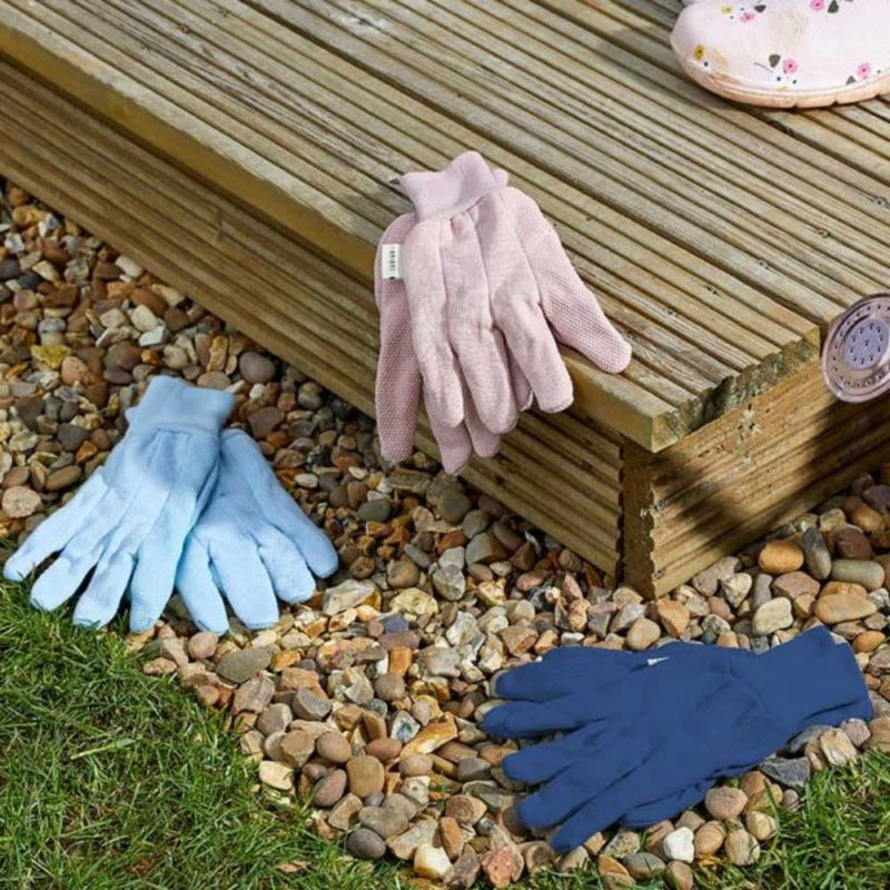 Triple Pack Garden Gloves Cotton Grips