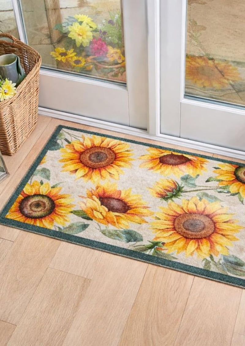 75cm Polyester Heavy Duty Sunflower Mat