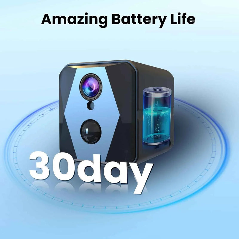 Wi-Fi Security Camera 2K FHD Cloud & SD Storage Motion Detection FREE 64GB Card