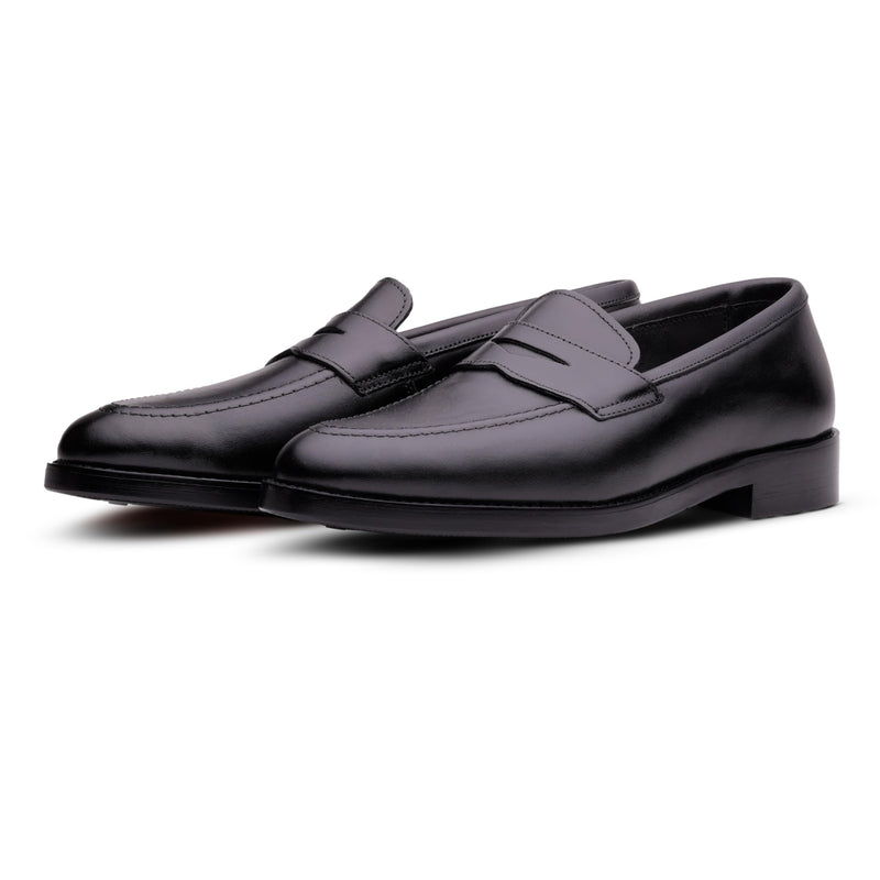 QUIVE London Ventor Men's Leather Penny Loafers