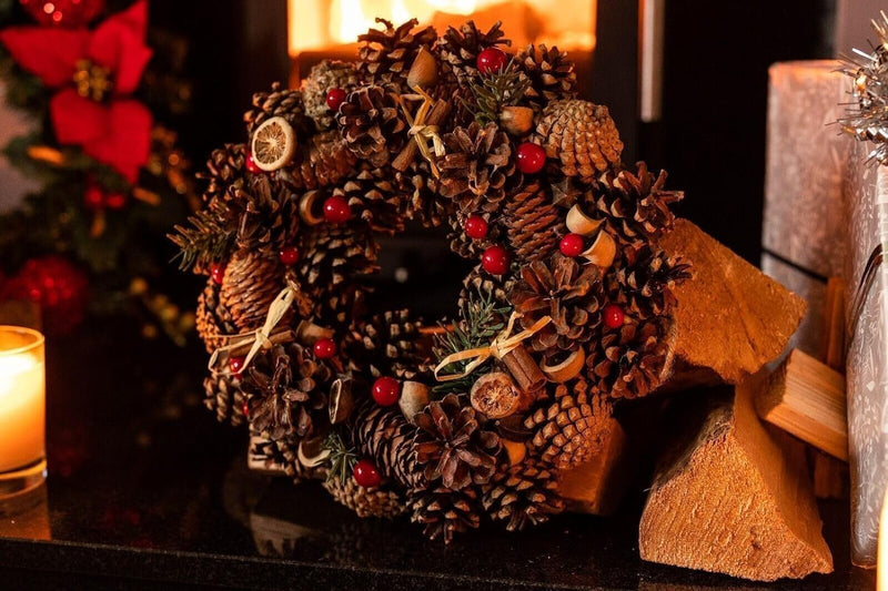 Luxury Christmas Dried Fruit Wreath