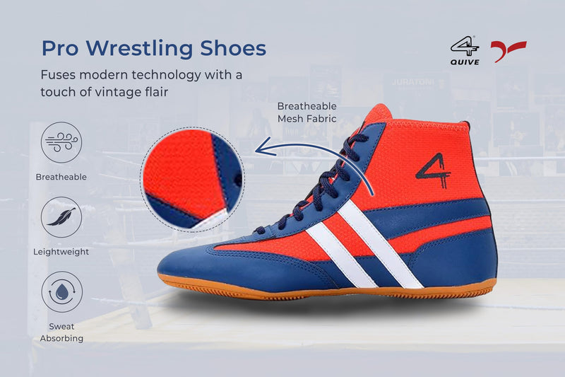 SEGA QUIVE Kabaddi High-Top Wrestling Shoes