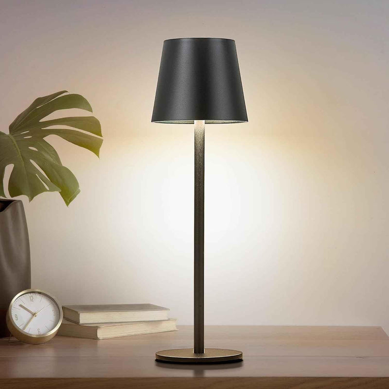 Cordless LED Table Lamp Rechargeable Light IP54 Touch Dimmable Various Colours