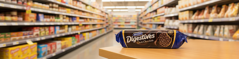 12 x Mcvitie's Dark Chocolate Digestive Biscuits 400G